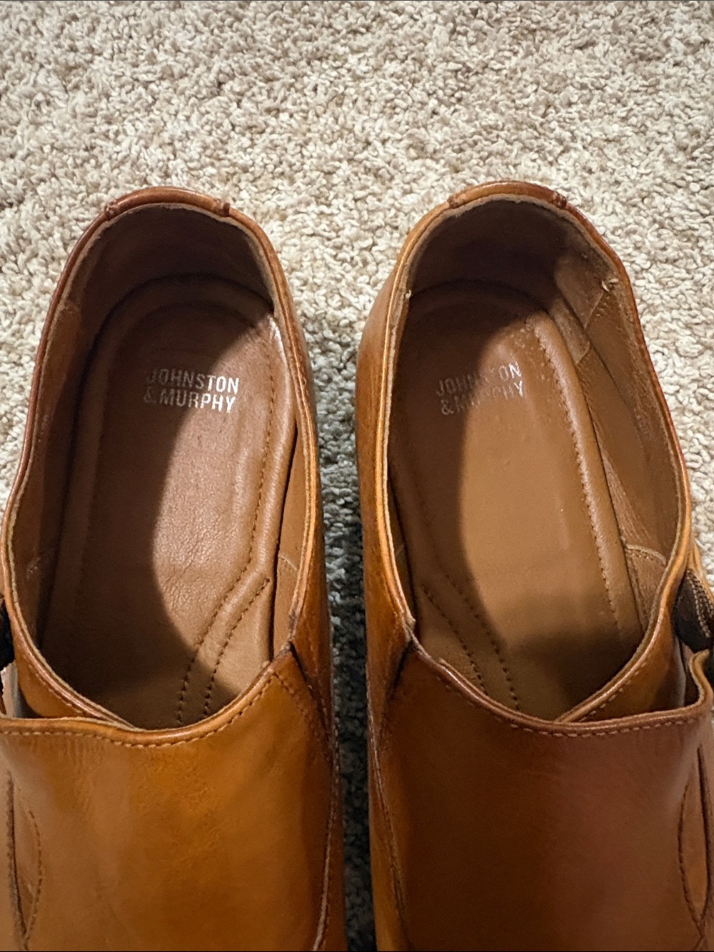 Johnston & Murphy Leather Single Strap Monk Loafers - Picture 4 of 6